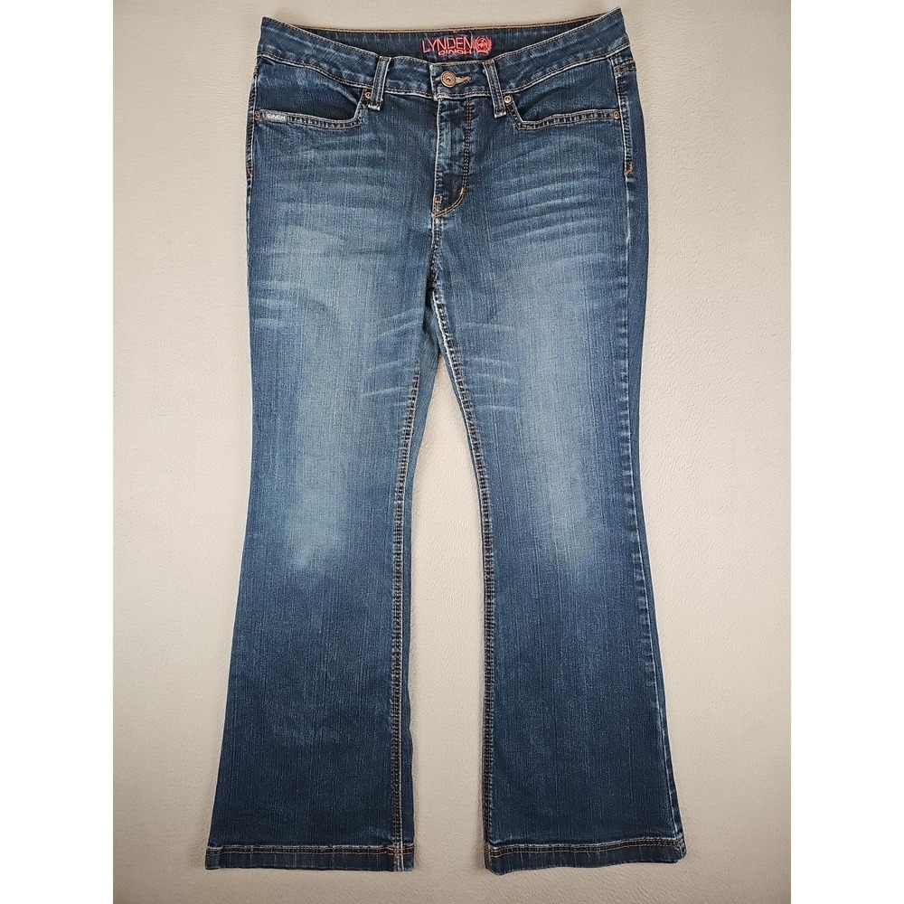 Cinch Lynden Jeans Women's 11 32x30 Blue Boot Cut Stretch Denim Flare Cowgirl
